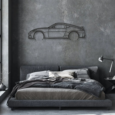 nissan 350z Classic Silhouette Metal Wall Art - Automotive Garage Decor