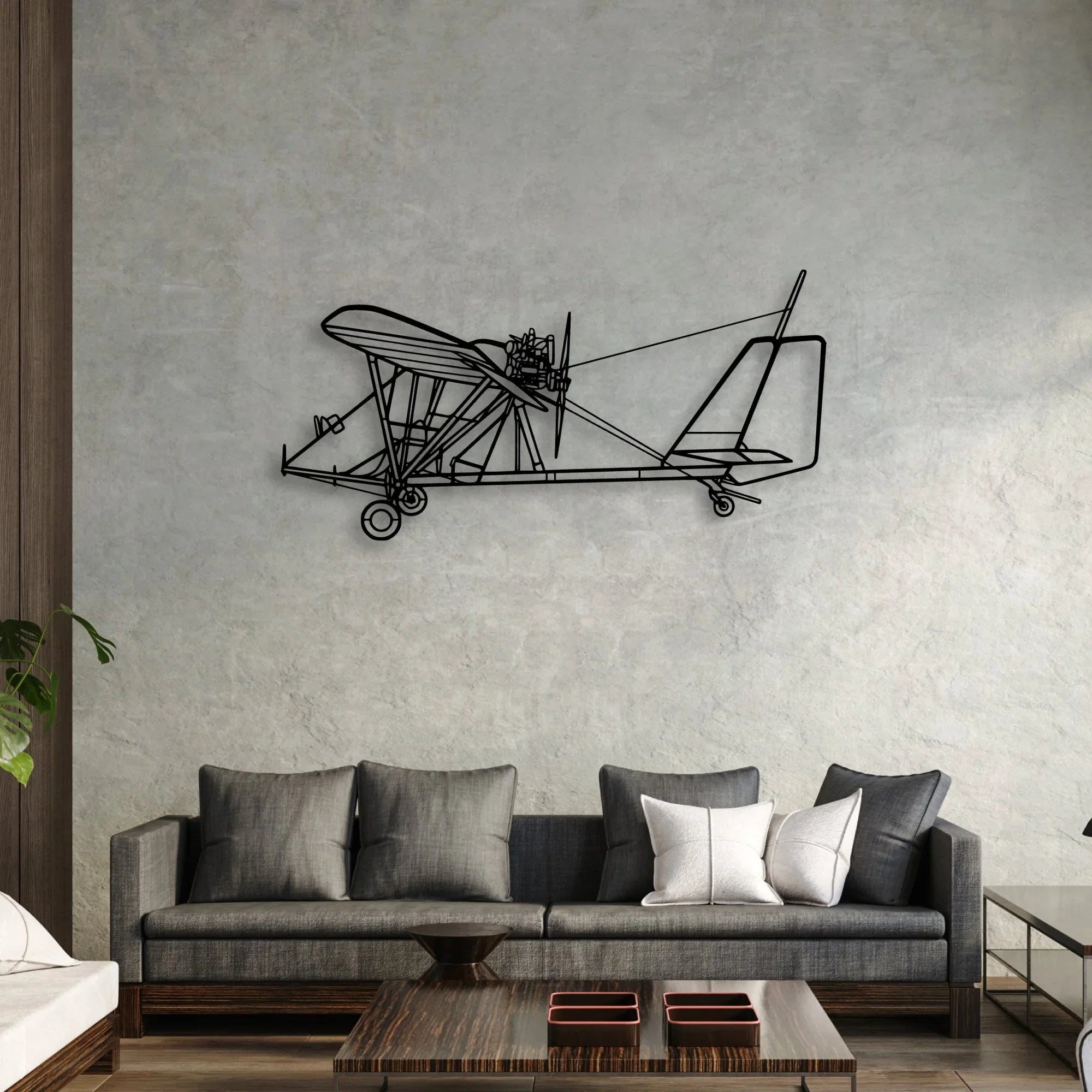 PA-28 180 Cherokee Archer Classic Aircraft Silhouette Metal Wall Art - Aviation Hangar Decor
