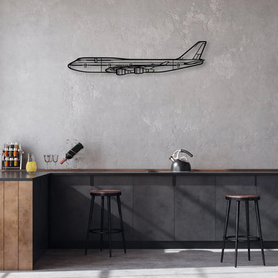 PA-32R 301 Saratoga HP II Classic Aircraft Silhouette Metal Wall Art - Aviation Hangar Decor