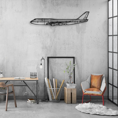 PA-32R 301 Saratoga HP II Classic Aircraft Silhouette Metal Wall Art - Aviation Hangar Decor