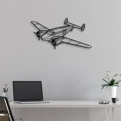 PA-46 350P Malibu Mirage Classic Aircraft Silhouette Metal Wall Art - Aviation Hangar Decor