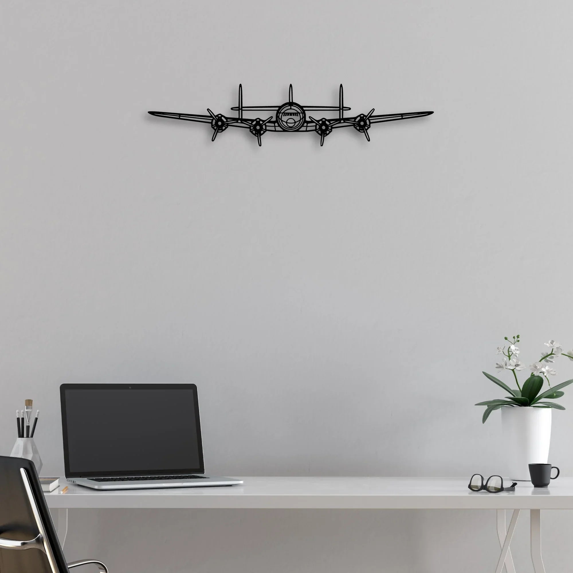 PA-46R 350T Matrix Classic Aircraft Silhouette Metal Wall Art - Aviation Hangar Decor