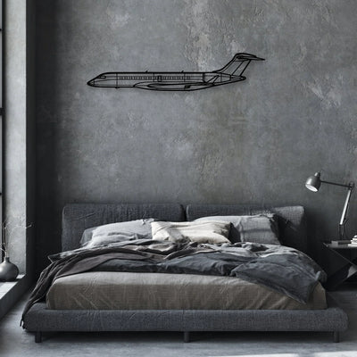 PA32R 301 Classic Aircraft Silhouette Metal Wall Art - Aviation Hangar Decor