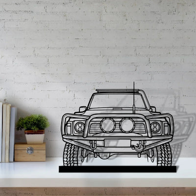 patrol-1990 Silhouette Metal Art Stand - Turbo Silhouette