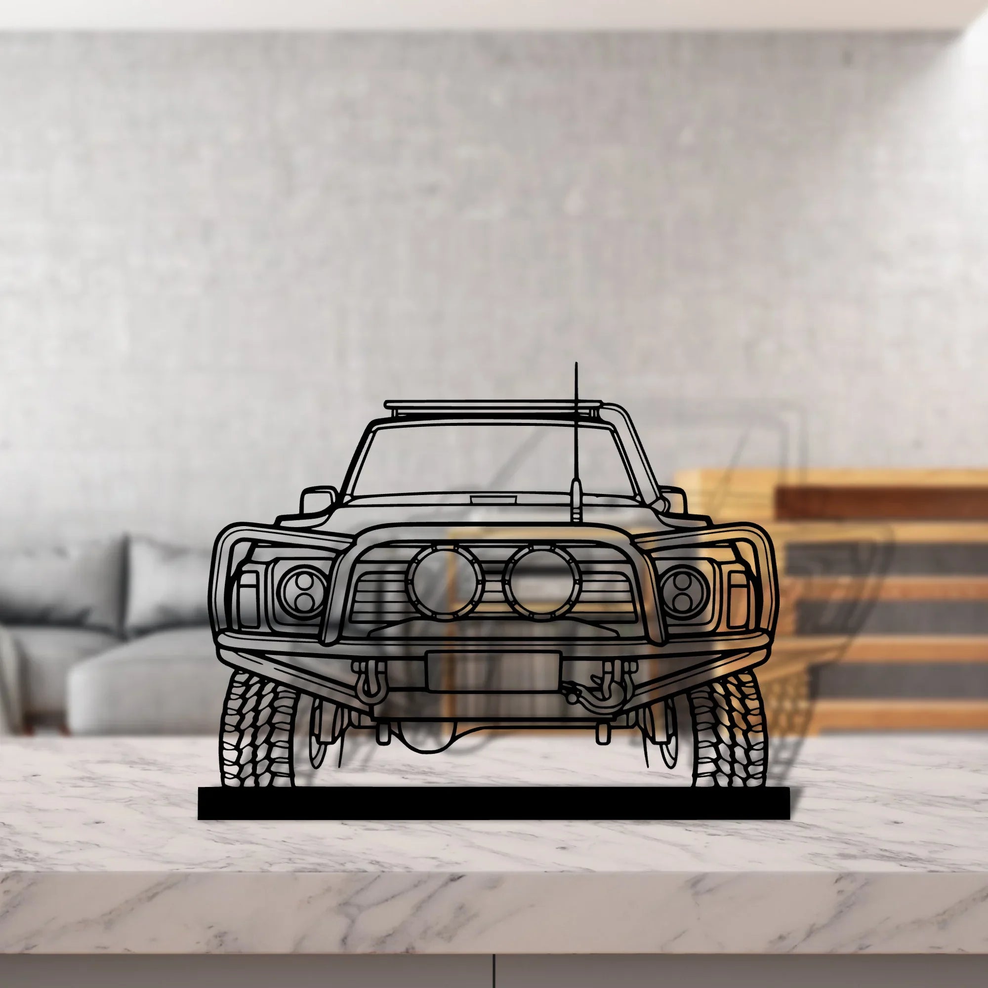 patrol-1990 Silhouette Metal Art Stand - Turbo Silhouette