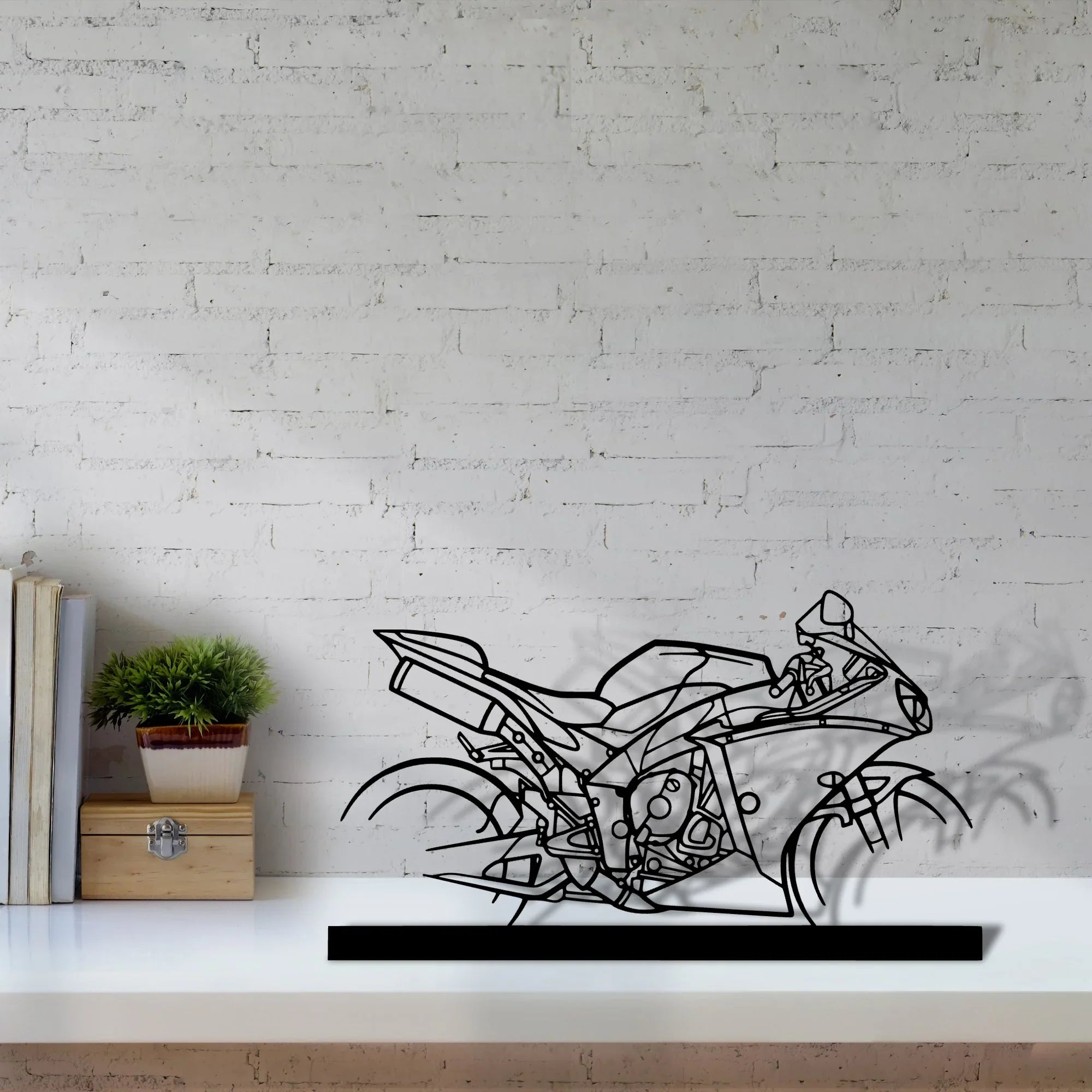 r1-2015 Silhouette Metal Art Stand - Turbo Silhouette