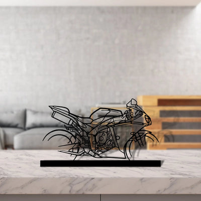 r1-2015 Silhouette Metal Art Stand - Turbo Silhouette