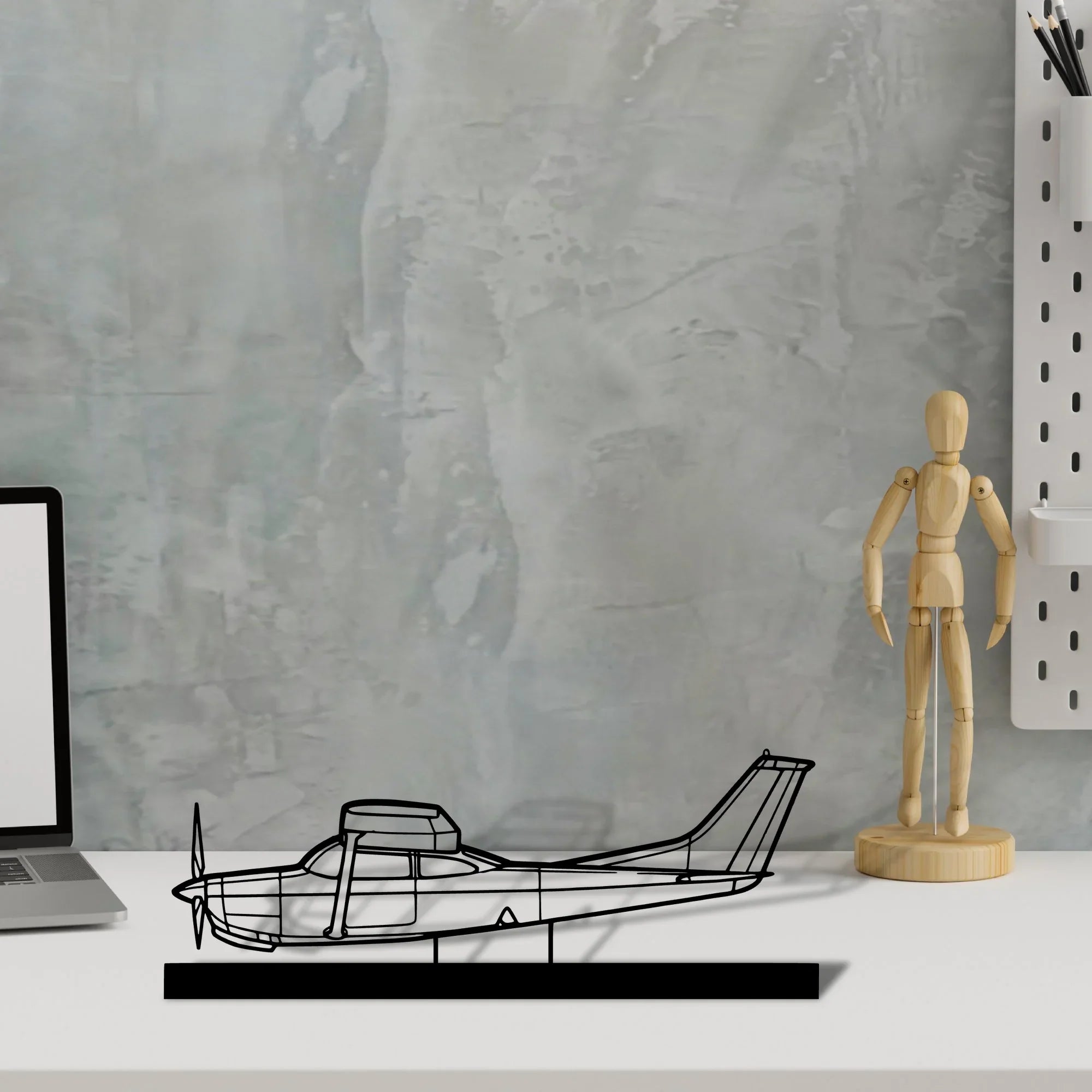 r182-2 Silhouette Metal Art Stand - Turbo Silhouette