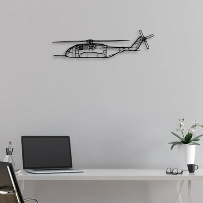 R182 Classic Aircraft Silhouette Metal Wall Art - Aviation Hangar Decor