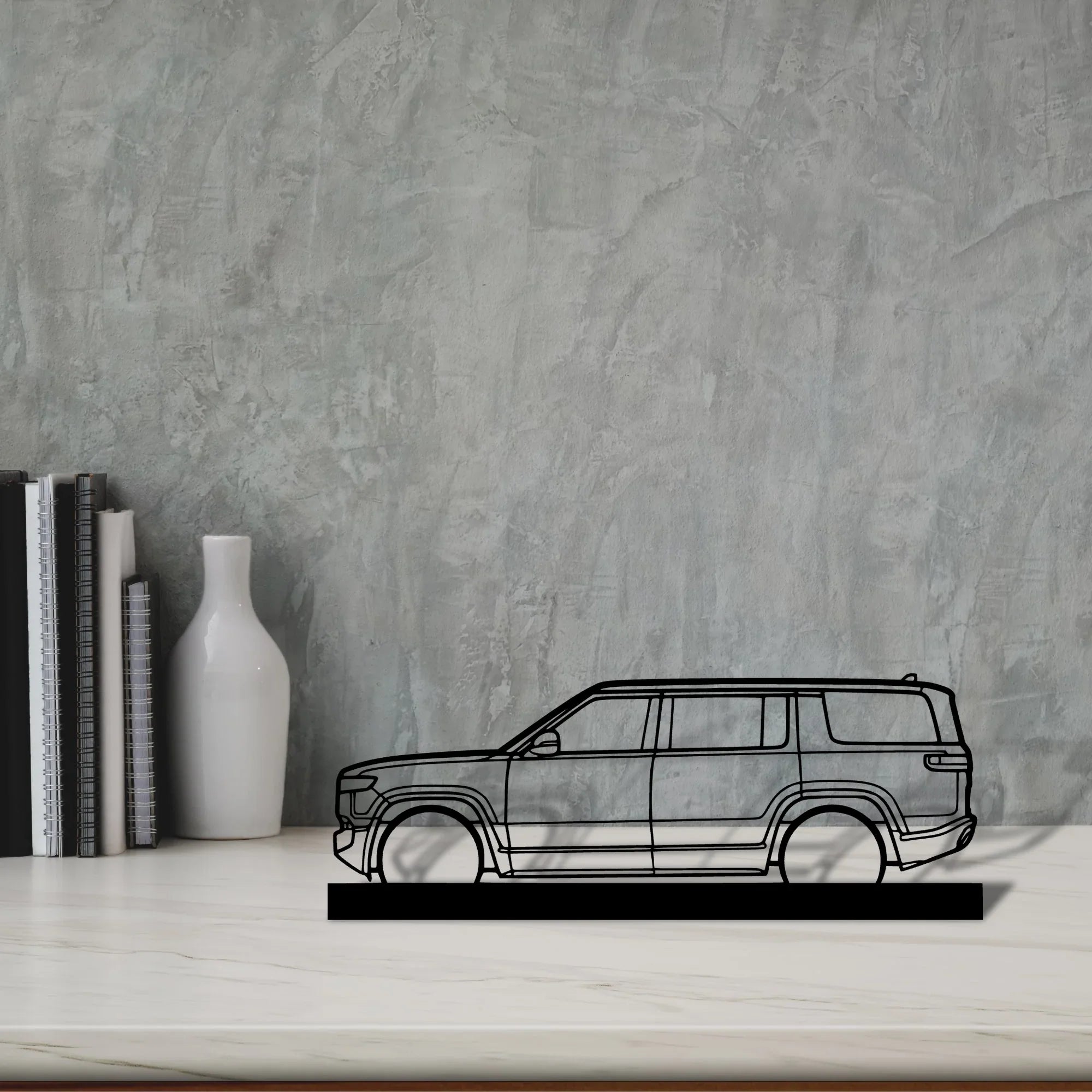 r1s Silhouette Metal Art Stand - Turbo Silhouette