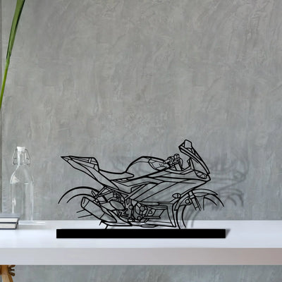 r3-rock Silhouette Metal Art Stand - Turbo Silhouette