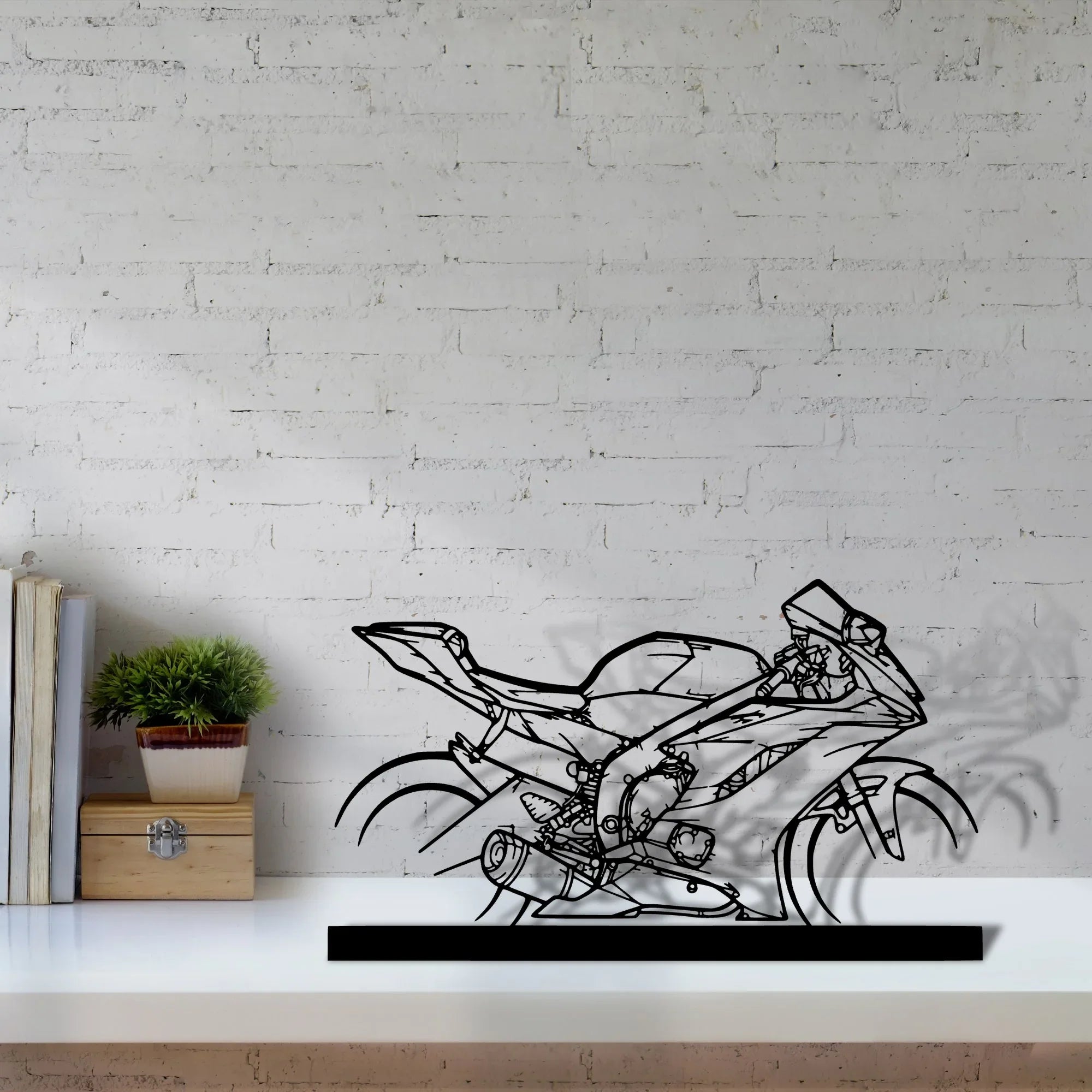 r6-2018 Silhouette Metal Art Stand - Turbo Silhouette