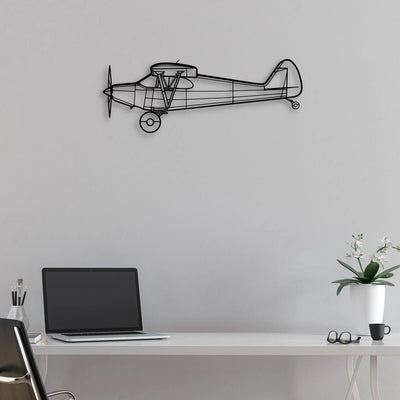 RAF F-4K Phantom Classic Aircraft Silhouette Metal Wall Art - Aviation Hangar Decor
