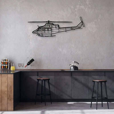 Rafale Classic Aircraft Silhouette Metal Wall Art - Aviation Hangar Decor