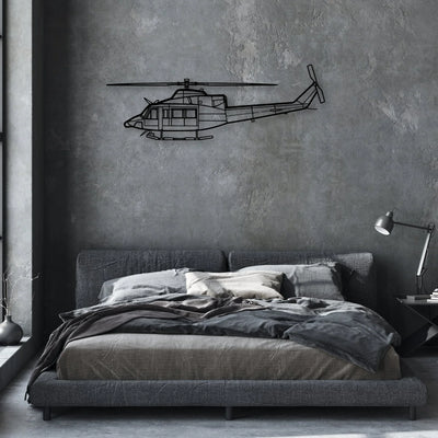 Rafale Classic Aircraft Silhouette Metal Wall Art - Aviation Hangar Decor