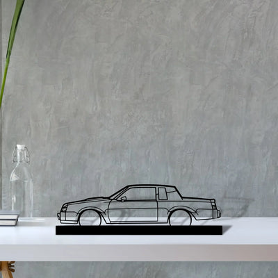 regal-gn-1987 Silhouette Metal Art Stand - Turbo Silhouette