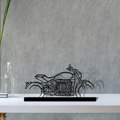 rocket-3r-2022 Silhouette Metal Art Stand - Turbo Silhouette