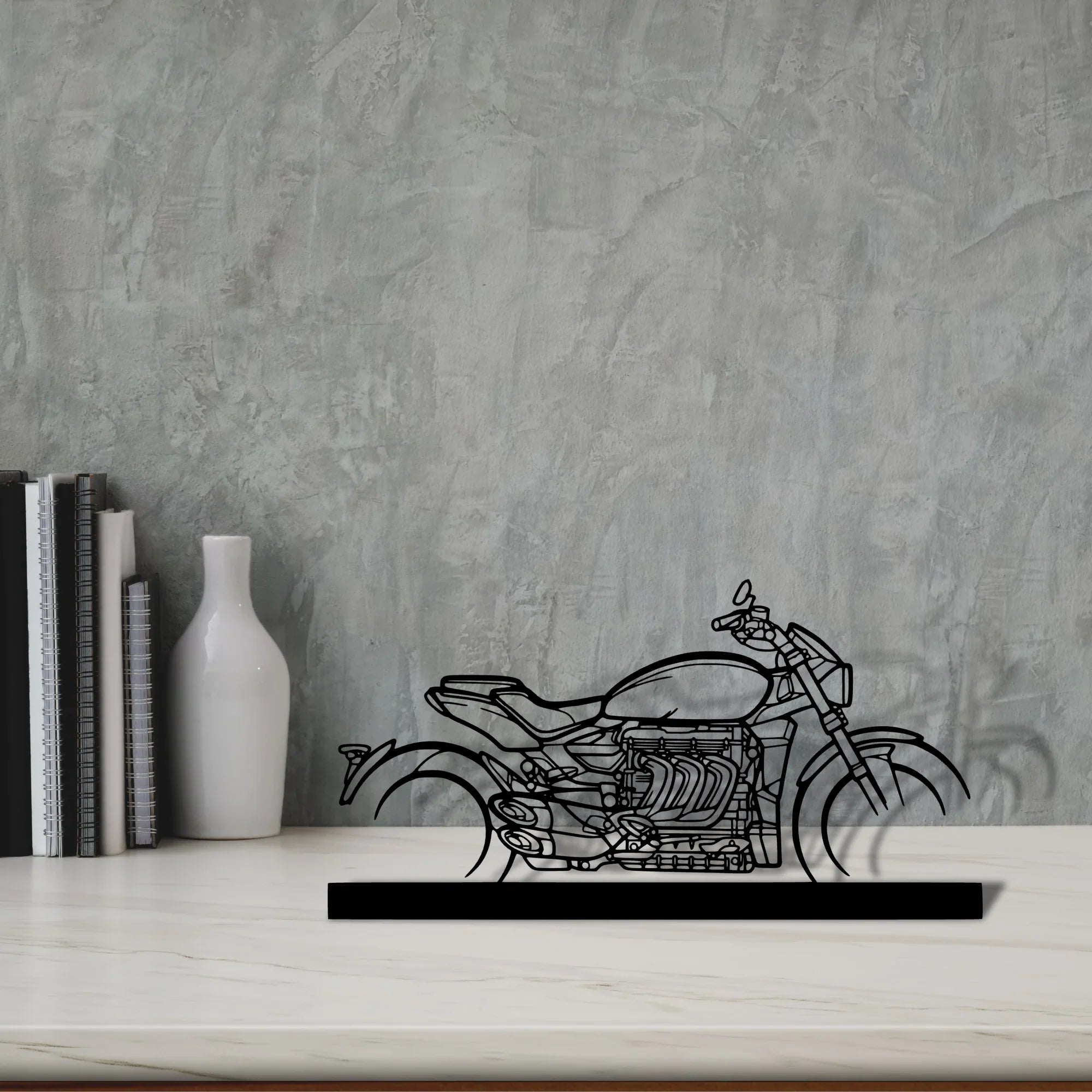 rocket-3r-2022 Silhouette Metal Art Stand - Turbo Silhouette