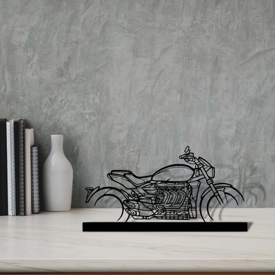 rocket-3r-2022 Silhouette Metal Art Stand - Turbo Silhouette