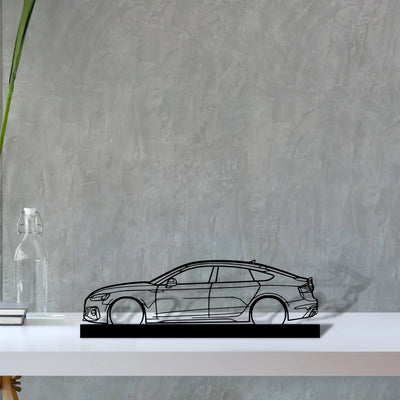 rs5-sportback Silhouette Metal Art Stand - Turbo Silhouette