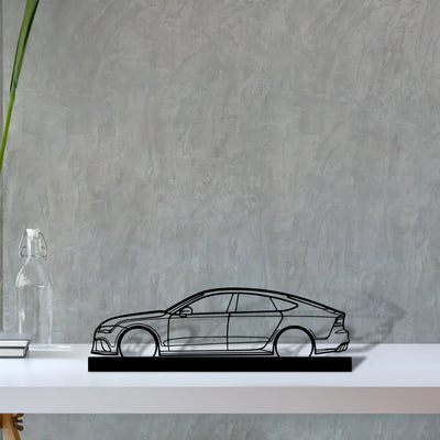 rs7-mk1 Silhouette Metal Art Stand - Turbo Silhouette