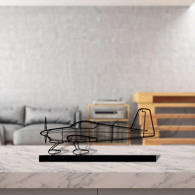 rv-7 Silhouette Metal Art Stand - Turbo Silhouette
