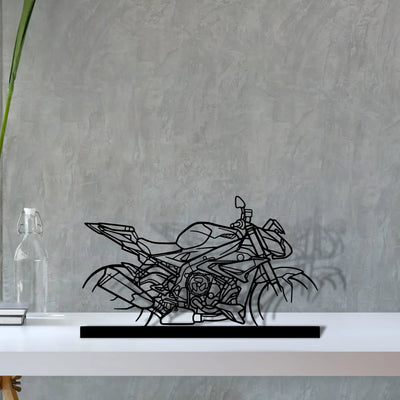 s1000r Silhouette Metal Art Stand - Turbo Silhouette