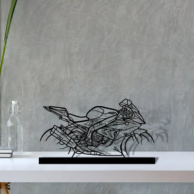 s1000rr Silhouette Metal Art Stand - Turbo Silhouette