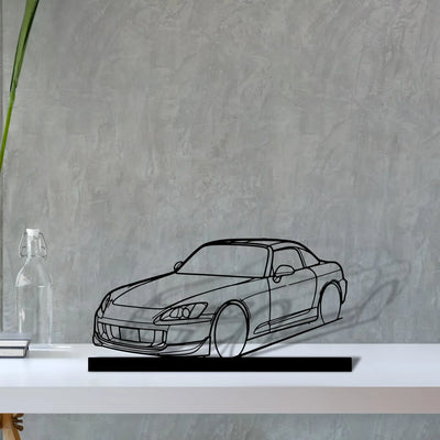 s2000-hard Silhouette Metal Art Stand - Turbo Silhouette
