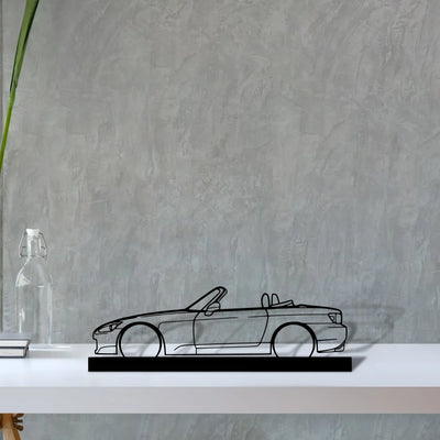 s2000 Silhouette Metal Art Stand - Turbo Silhouette