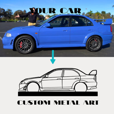 Your Custom Standing Silhouette Metal Art Service