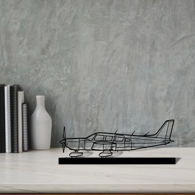saratoga-pa-32 Silhouette Metal Art Stand - Turbo Silhouette