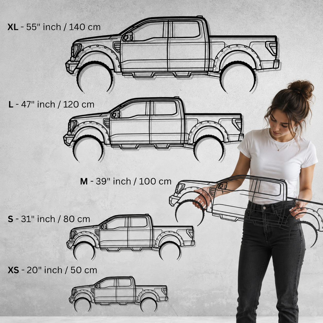 Your Custom Car Silhouette Metal Wall Art Service