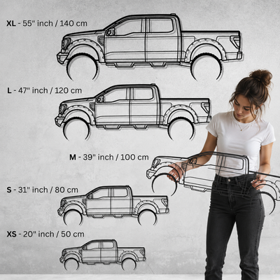 Your Custom Car Silhouette Metal Wall Art Service