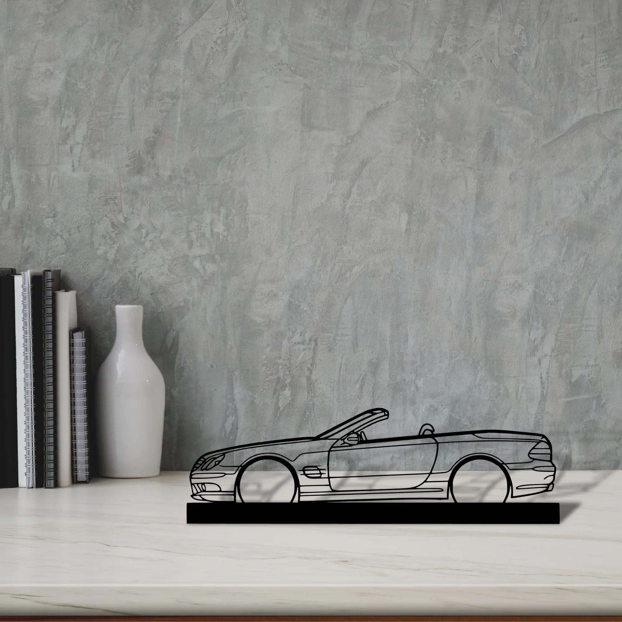 sl55-r230 Silhouette Metal Art Stand - Turbo Silhouette