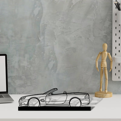 sl55-r230 Silhouette Metal Art Stand - Turbo Silhouette