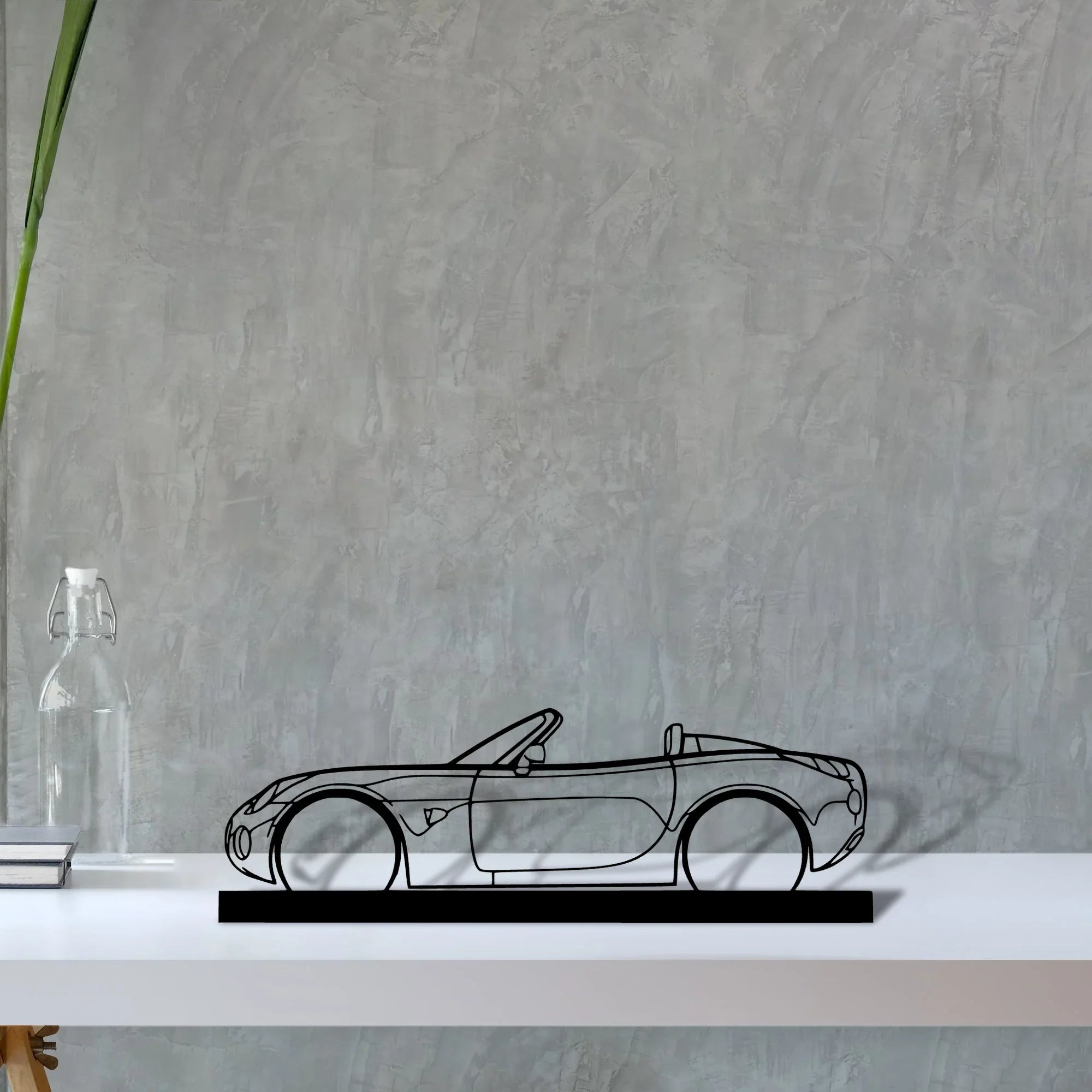 solstice-gxp Silhouette Metal Art Stand - Turbo Silhouette