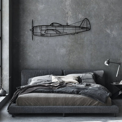 Spacex Dragon Classic Aircraft Silhouette Metal Wall Art - Aviation Hangar Decor