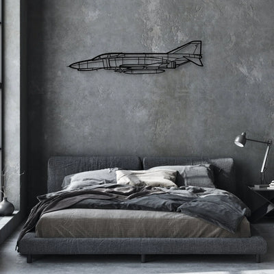 Spitfire MK IX-2 Classic Aircraft Silhouette Metal Wall Art - Aviation Hangar Decor