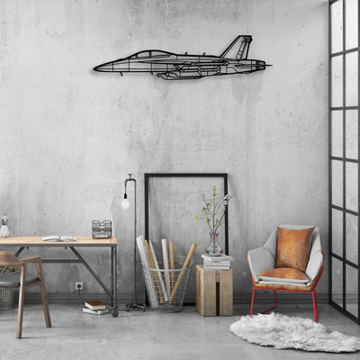 Sportsman 2 2 Classic Aircraft Silhouette Metal Wall Art - Aviation Hangar Decor