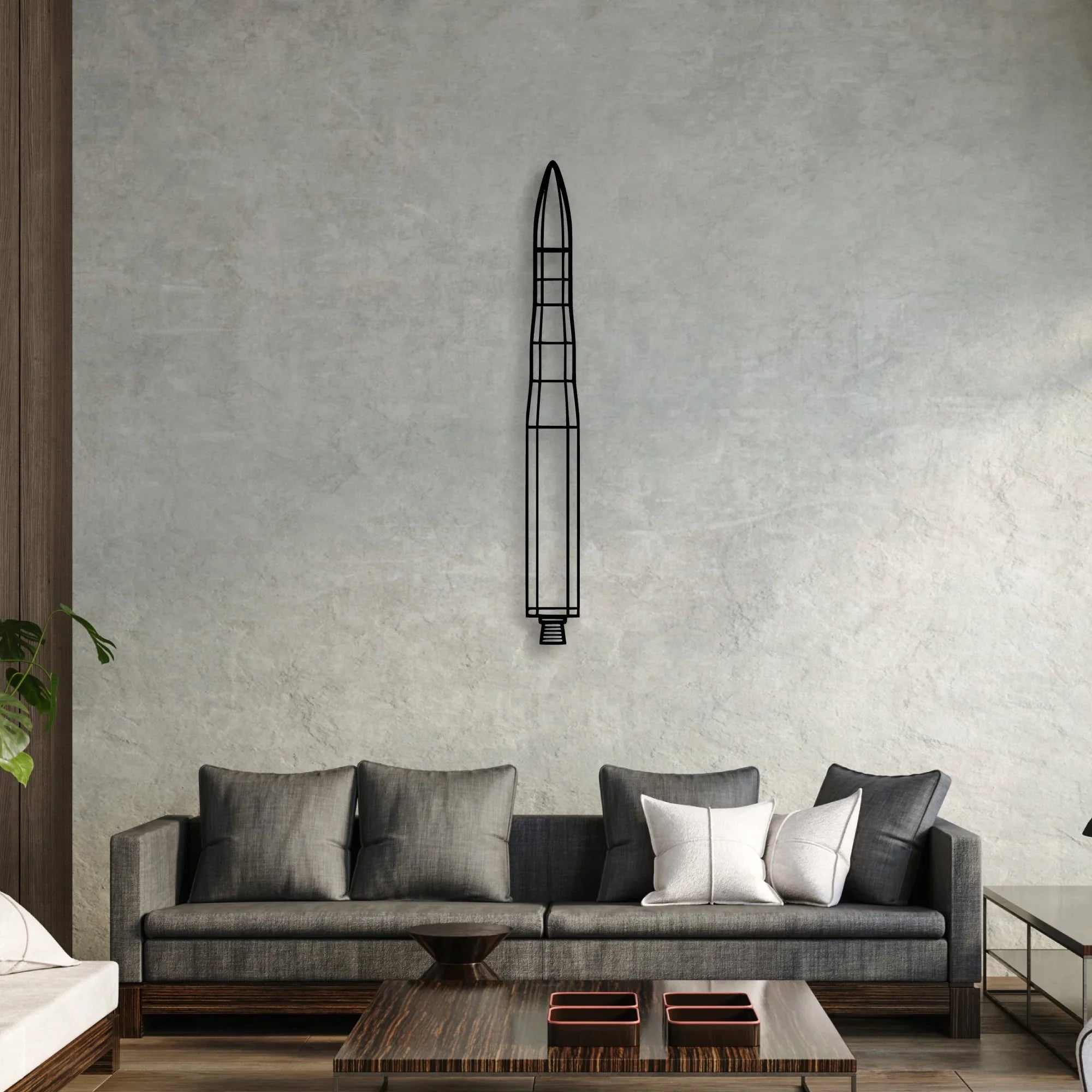 SR22 Classic Aircraft Silhouette Metal Wall Art - Aviation Hangar Decor