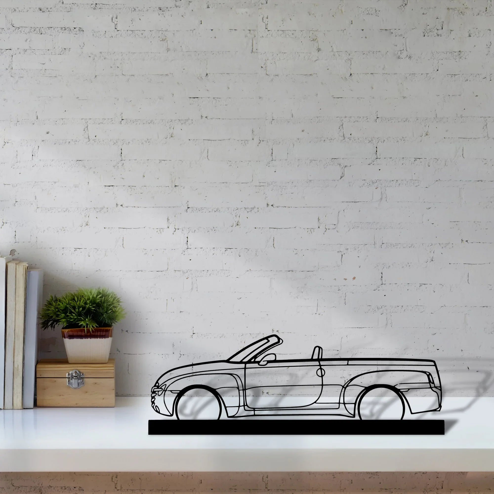 ssr Silhouette Metal Art Stand - Turbo Silhouette