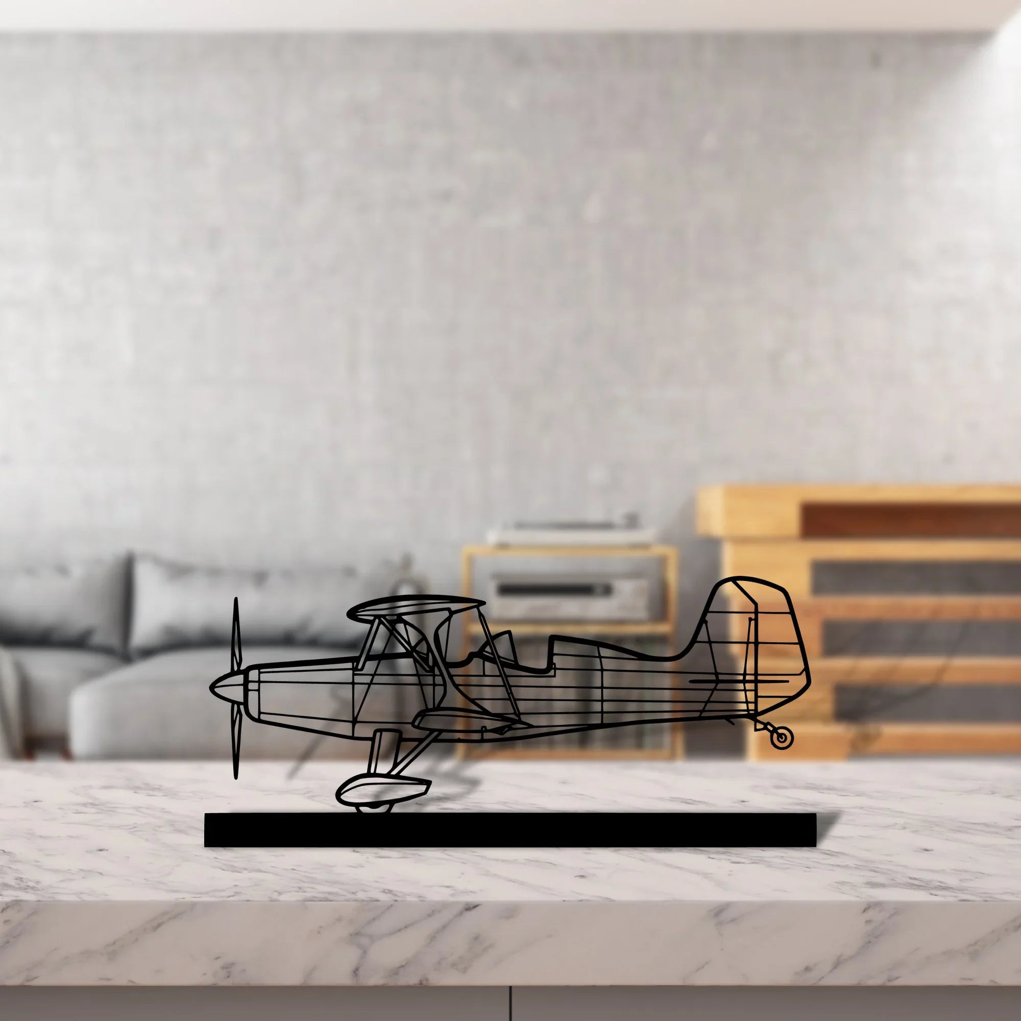 starduster-too Silhouette Metal Art Stand - Turbo Silhouette