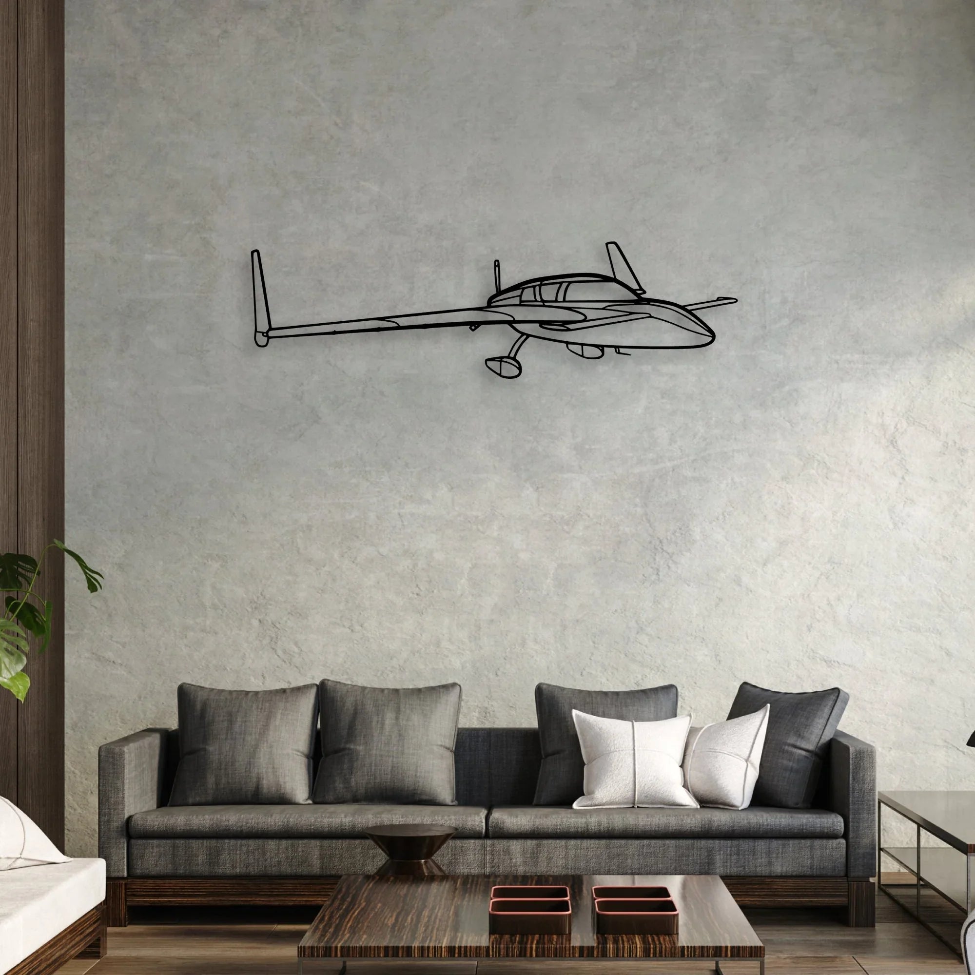 Stol CH-701 Classic Aircraft Silhouette Metal Wall Art - Aviation Hangar Decor
