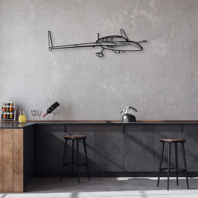 Stol CH-701 Classic Aircraft Silhouette Metal Wall Art - Aviation Hangar Decor