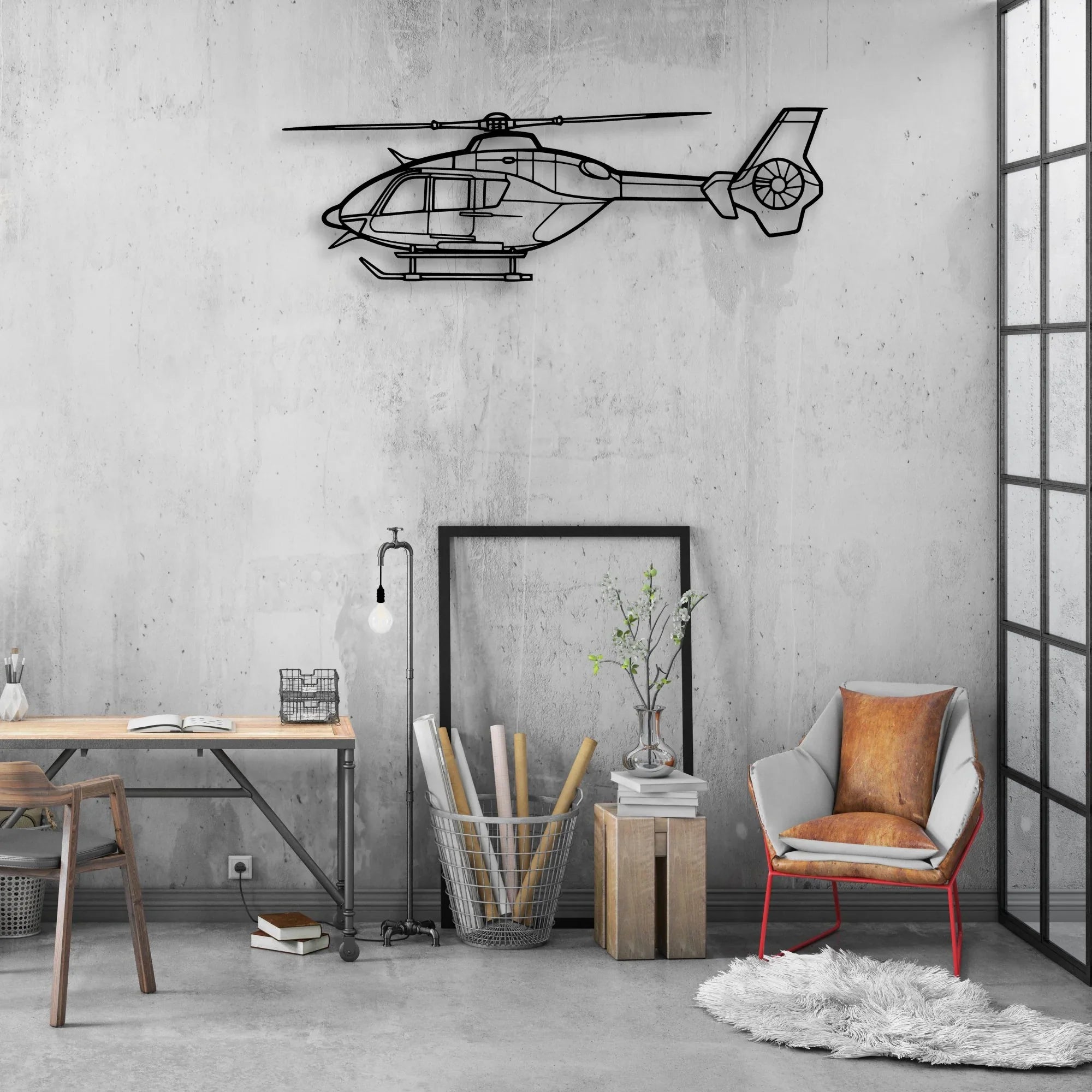 Stol CH-750 Classic Aircraft Silhouette Metal Wall Art - Aviation Hangar Decor