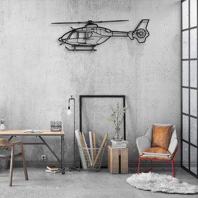 Stol CH-750 Classic Aircraft Silhouette Metal Wall Art - Aviation Hangar Decor