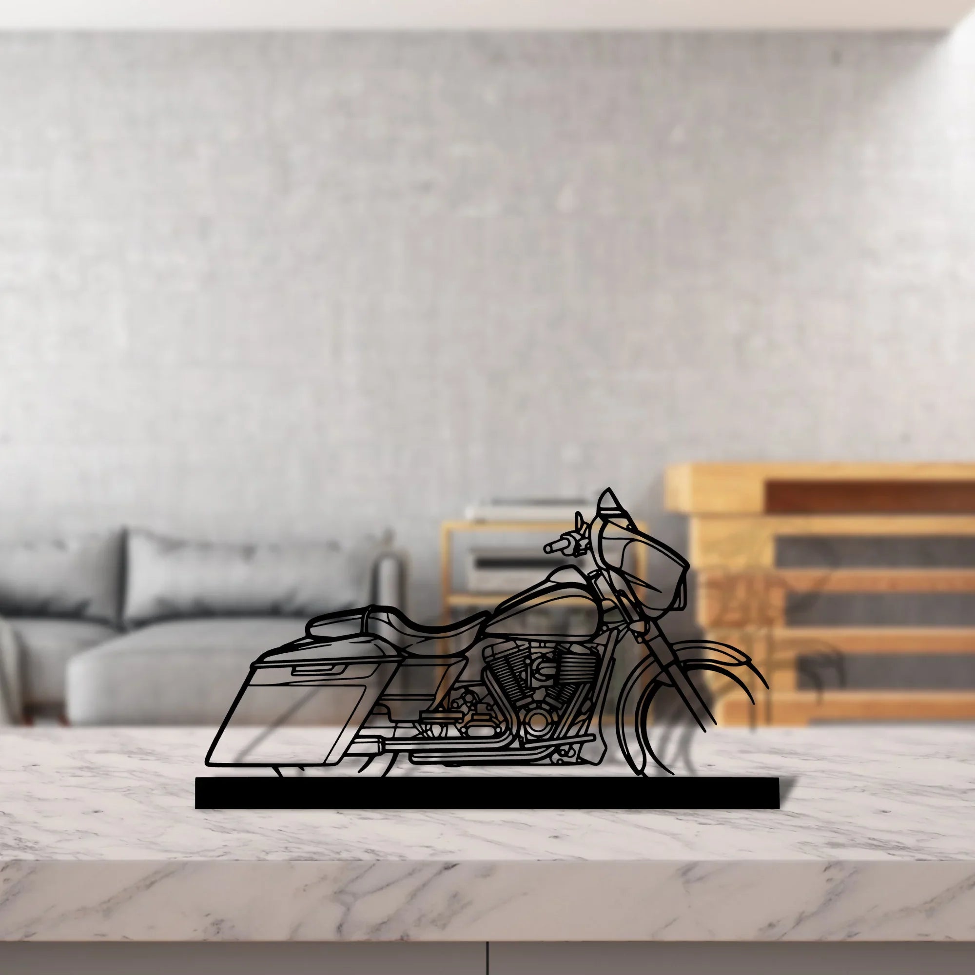 street-glide-2014-2 Silhouette Metal Art Stand - Turbo Silhouette