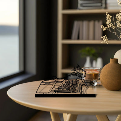 street-glide-2014 Silhouette Metal Art Stand - Turbo Silhouette