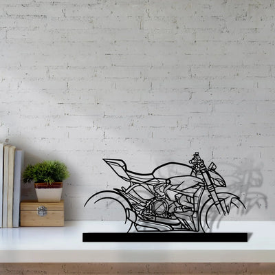 streetfighter-v2-2023 Silhouette Metal Art Stand - Turbo Silhouette